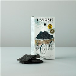 CRACKERS LAVOSH ACTIVATED CHARCOAL (6 X 130GM) # 60011 ASTERISK KITCHEN