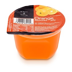 JELLY CUP ORANGE GF (45 X 110GM) # JEOR2885AC9 B&W