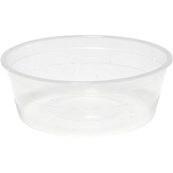 CONTAINER 250ML ROUND MICROWAVABLE 50S (10) # C-PP0512 CAPRI