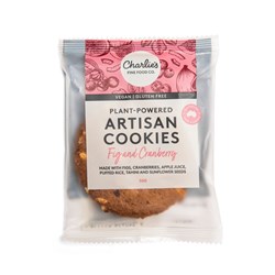 COOKIES P/C FIG CRANBERRY GF (VEGAN 24X50G) # CF4020 CHARLIES COOKIES