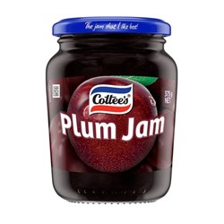 JAM PLUM 375GM(6) # 80207 COTTEES