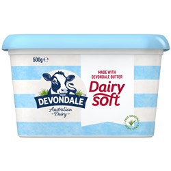 BUTTER SPREAD 500GM(16) # 1001754 DAIRY SOFT DEVONDALE