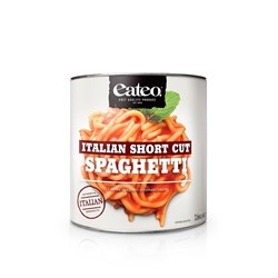 SPAGHETTI SHORT CUT IN TOMATO 2.6KG(3) # 840215 EATEO