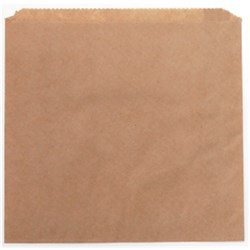 BAG PAPER GREASEPROOF BROWN (195 X 200MM) 500S # 101117 CAPRI