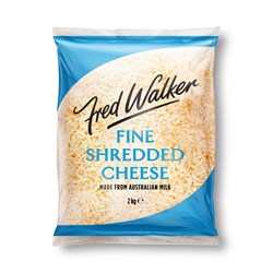CHEESE TASTY FINE SHRED (6 X 2KG) # 1017786 FRED WALKER