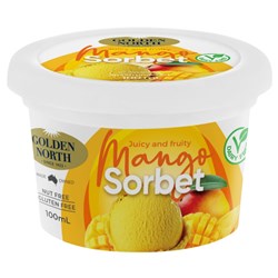 SORBET CUP MANGO (18 X 100ML) # 27020 GLDEN NORTH