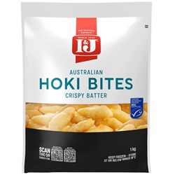 HOKI BITES BATTERED (3 X 1KG) # 13529  I&J