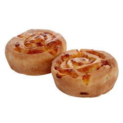 BREAD SCROLLS BACON & CHEESE GF NUT FREE (20 X 85GM) # MGFG239 MELINDAS