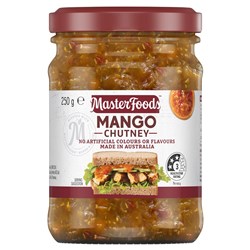 RELISH CAFE MANGO CHUTNEY (6 X 250GM) # 215823 MASTERFOODS
