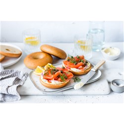 BREAD SOURDOUGH BAGELS GF 1.2KG (12) # 4659 MISSION FOODS