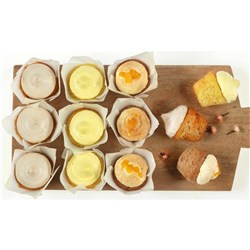 MUFFIN MXD MINI VE GF NUT FREE APPLE LEMON C'MEL  (24 X 30GM) # MGFG226 MELINDAS