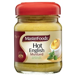 MUSTARD HOT ENGLISH 175GM(6) # 246322 MASTERFOODS