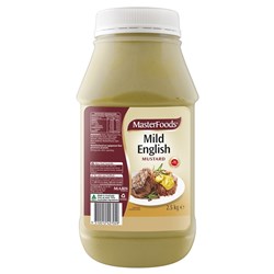 MUSTARD MILD ENGLISH 2.5KG(6) # 157425 MASTERFOODS