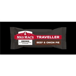 PIE TRAVELLER BEEF & ONION (24 X 160GM) # 15918 MRS MACS