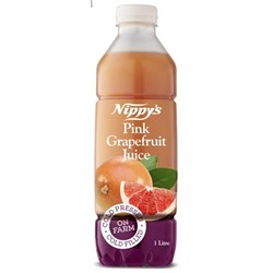 JUICE PINK GRAPEFRUIT (6 X 1L) #  PGF1000 NIPPYS