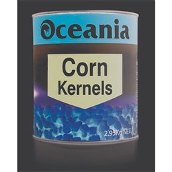 CORN KERNELS IN BRINE 2.95KG(3) # 650003 OCEANIA