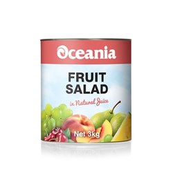 FRUIT SALAD IN NATURAL JUICE 3KG(3) # 303384 OCEANIA