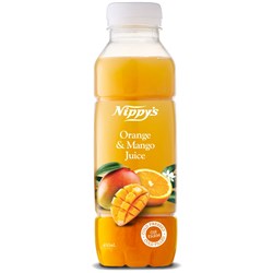 JUICE ORANGE AND MANGO (12 X 450ML) # OM450 NIPPYS