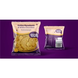 COOKIES GOLDEN MACADAMIA & WHITE CHOC GF (11 X 55GM)6) # 1-178 GRAB & GO