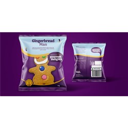 COOKIES GINGERBREAD MAN (12 X 47GM)(6) # 1-865 GRAB & GO