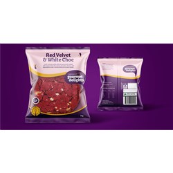 COOKIES RED VELVET & WHITE CHOC GF (11 X 56GM)(6) # 1-897 GRAB & GO