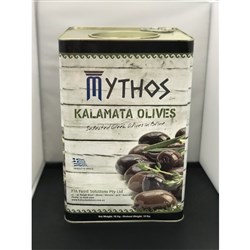 OLIVES KALAMATA PITTED 10KG # OKPAVG/10