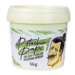 SPREAD PISTACHIO SMOOTH 5KG # PPSFS01 PISTACHIO PAPI