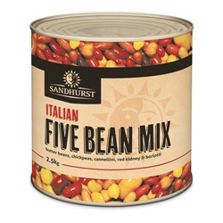 BEAN FIVE BEAN MIX 2.5KG(6) # FIVEBEANA9 SANDHURST