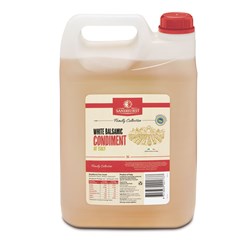 VINEGAR BALSAMIC WHITE 5LT(2) # WBVIN2 SANDHURST