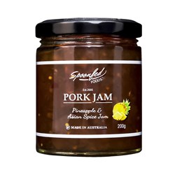 JAM PORK JARS (6X200G) # 1260 SPOONFED FOODS