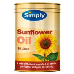 OIL SUNFLOWER 20LT # 162758 SIMPLY