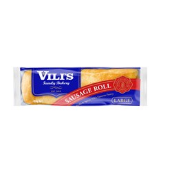 SAUSAGE ROLL LARGE (12 X 165GM) # 300015 VILIS