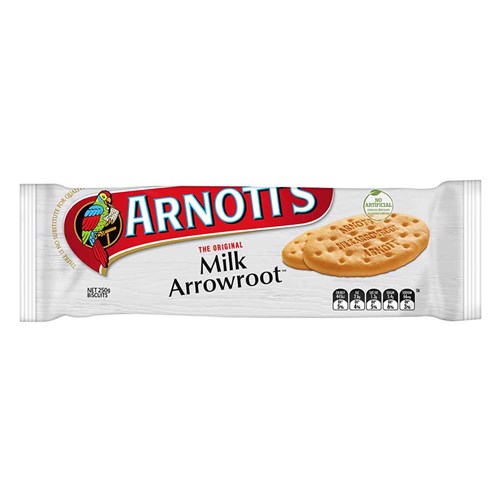 BISCUIT MILK ARROWROOT 250GM(20) # 141417 ARNOTTS