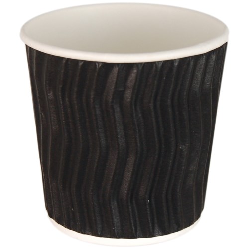 CUP COOL WAVE BLACK SQUAT 8OZ 500S # C-HC0634 CAPRI