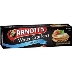 CRACKERS WATER ORIGINAL 125GM(20) # 100910 ARNOTTS