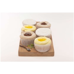 MUFFIN MXD BANANA, LEMON, CARAMEL VEGAN GF (20 X 100GM) # MGFG228 MELINDAS