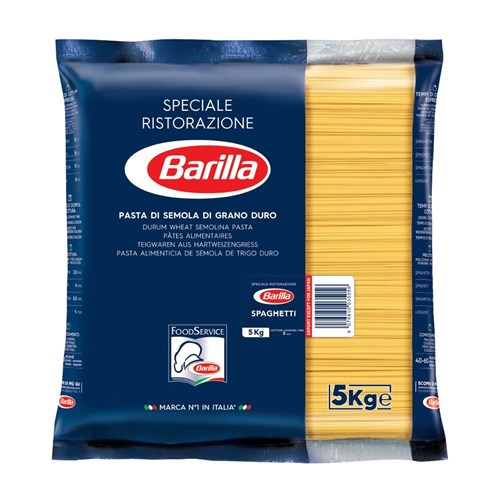 PASTA SPAGHETTI #5 (3 X 5KG) # 307005 / 23475 BARILLA