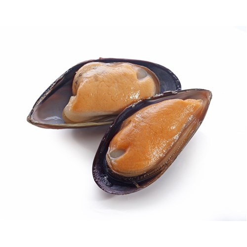 MUSSELS 1/2 SHELL MEDIUM 1KG(12)