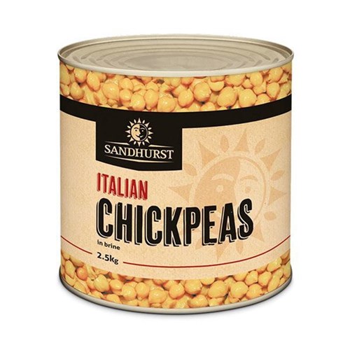 CHICK PEAS IN BRINE A9(6) # CHICKPEASA9 SANDHURST