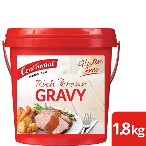 GRAVY MIX RICH BROWN GF 1.8KG(6) # 67919320 CONTINENTAL