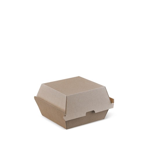 CONTAINER CLAM BURGER BROWN ENDURA 250S # M458S0010 DETPAK