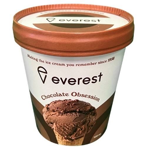 ICECREAM CHOCOLATE OBSESSION (6 X 500ML) # 18100119 EVEREST
