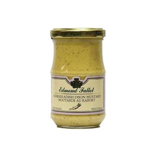 EDMOND F DIJON HORSERADISH MUSTARD 210GM (12) # EFM011 EDMOND FALLOT