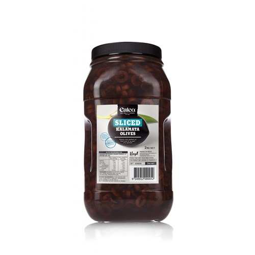 OLIVES KALAMATA SLICED 2KG(6) # 830030 EATEO