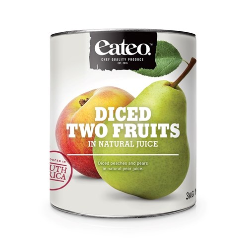 TWO FRUITS IN NATURAL JUICE STH AFRICAN 3KG(3) # 830130 EATEO