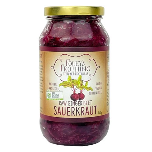 GINGER BEETKRAUT RAW ORGANIC (6X500G) # FF04 FOLEYS