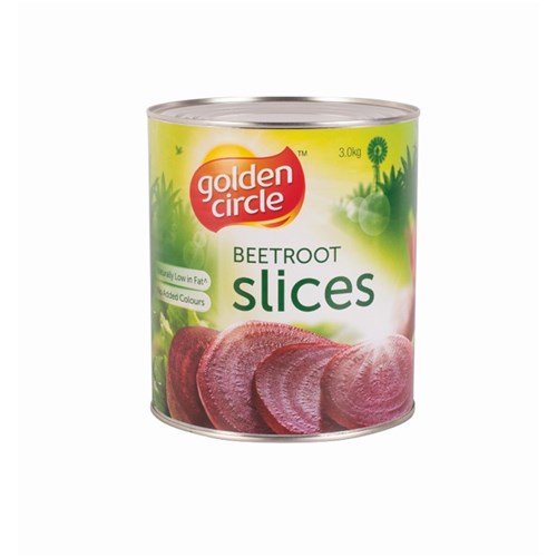 BEETROOT SLICED A10(3) # 0424 GOLDEN CIRCLE