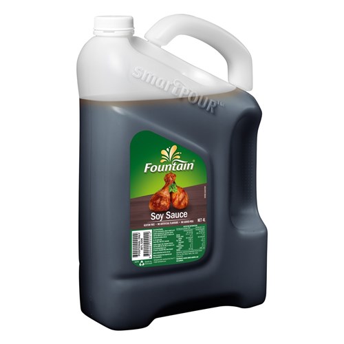 SAUCE SOY GF 4LT(3) # 217521 FOUNTAIN