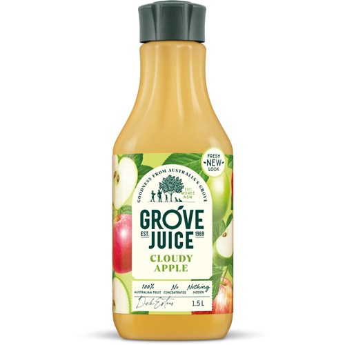 JUICE CLOUDY APPLE 1.5LT (6) # 253606 GROVE JUICE