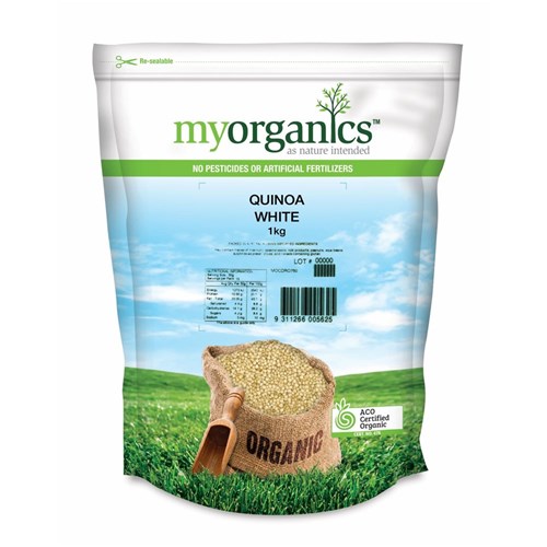 QUINOA WHITE ORGANIC 1KG(6) #MOQRO1 TRUMPS